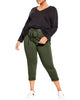 Cora Stretch Denim Jogger - thumbnail