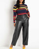Bre Wide Leg Faux Leather Pant - thumbnail