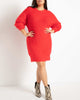Wren Faux Fur Tunic Sweater Dress - thumbnail