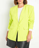 Joelle Strong Shoulder Blazer - thumbnail