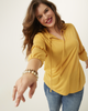 Pamela Drawstring Ruffle-Trim Tunic - thumbnail