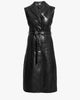 LOLA RECYCLED LEATHER DRESS - thumbnail
