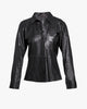 LA NUIT RECYCLED LEATHER BLOUSE - thumbnail