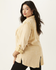 Ellie Split Back Quarter Sleeve Shirt - thumbnail