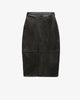 PORT ELIZABETH RECYCLED LEATHER SKIRT - thumbnail