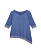 Janice Asymmetrical Embellished Top - thumbnail