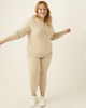 Tiffany Cable-Knit Joggers - thumbnail