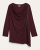 Brenda Asymmetric Drape Tunic - thumbnail