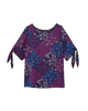 Blanche Short Sleeve Cut-out Arm Blouse - thumbnail