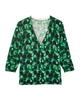 Merritt 3/4 Sleeve V-Neck Cardigan - thumbnail