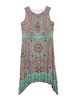 Alberta Sharkbite Pleat Dress - thumbnail