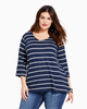 Brady Button-Sleeve Tee - thumbnail