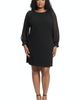 Alexis Sheer-Sleeve Shift Dress - thumbnail