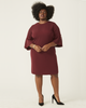 Megyn Bell-Sleeve Shift Dress - thumbnail