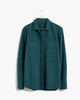 Swingy Ex-Boyfriend Flannel Top in Midnight Green - thumbnail
