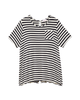 Casey Short Sleeve Split Back Tee - thumbnail