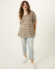 Emma V-Neck High-Low Tee - thumbnail