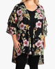 Taylor Ruffle-Sleeve Kimono - thumbnail