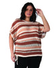 Chenzie Open Back Poncho Sweater - thumbnail