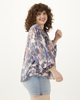 Gwen Printed Peasant Top - thumbnail