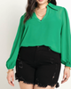 Katalina Pointed Collar Blouse - thumbnail