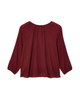Lorraine Long Sleeve Woven Peasant Blouse - thumbnail
