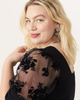 Whitney Lace-Trim Fit-And-Flare Dress - thumbnail