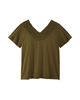 Alima Short Flutter Sleeve with Lace Neck Trim - thumbnail