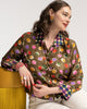 Harriet Silk Blouse Ice Cream Polka Dot - thumbnail