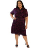 T SHIRT DRESS BURNOUT DOT - thumbnail