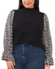Emma Printed Sleeve Top - thumbnail