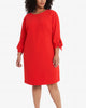 Ella Tie Sleeve Shift Dress - thumbnail