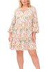 Emily Balloon Sleeve Tiered Dress - thumbnail