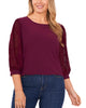 Margaret Lace Sleeve Top - thumbnail