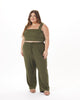 Leah Pant in Olive - thumbnail