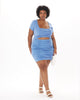 Christian Ruched Cut-Out Dress  - thumbnail