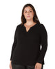 Aria Spliced Neck Top - thumbnail