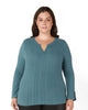 Aria Spliced Neck Top - thumbnail
