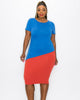 Colorblock Bodycon Dress - thumbnail