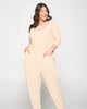 Boat Neck Slingky Jumpsuit - thumbnail