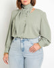 Rory Button Front Blouse - thumbnail
