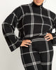 Serena Windowpane Plaid Sweater - thumbnail