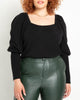 Arya Puff Sleeve Sweater - thumbnail