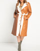 Hazel Faux Leather Trench - thumbnail