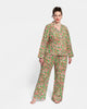 Teddy Pajama Pant Primrose Pink Green - thumbnail