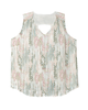 Scarlet Cutout Sleeveless Blouse - thumbnail