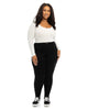 Shannon Double Button Skinny Jean - thumbnail