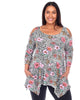 Antonia Cold Shoulder Tunic - thumbnail