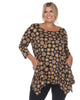Printed Geometric Circle Tunic Top - thumbnail