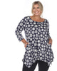 Printed Geometric Circle Tunic Top - thumbnail